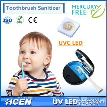 Mini Size Dental UV LED Sterilizer Handheld Toothbrush Sanitizer